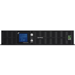 CyberPower PR1000ELCDRT2U Rack/Tower UPS, Multifunction LCD panel, 8× IEC320 C13, adjustable output